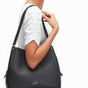 Kate Spade Black Leather Shoulder Bag